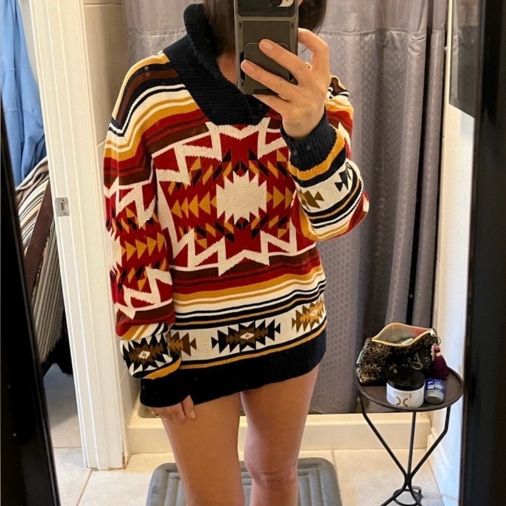 Sun * Stone sweater.  Yellowstone vibe,  size medium
